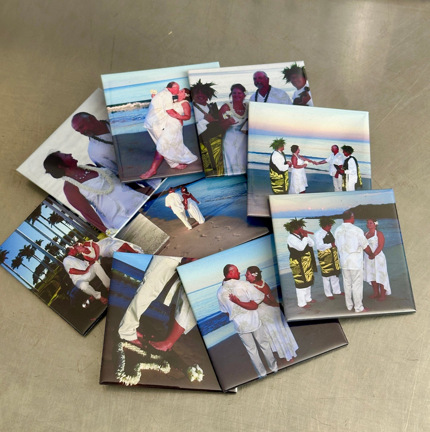 Set of 9 Custom Photo Magnets (2.5" X2.5")