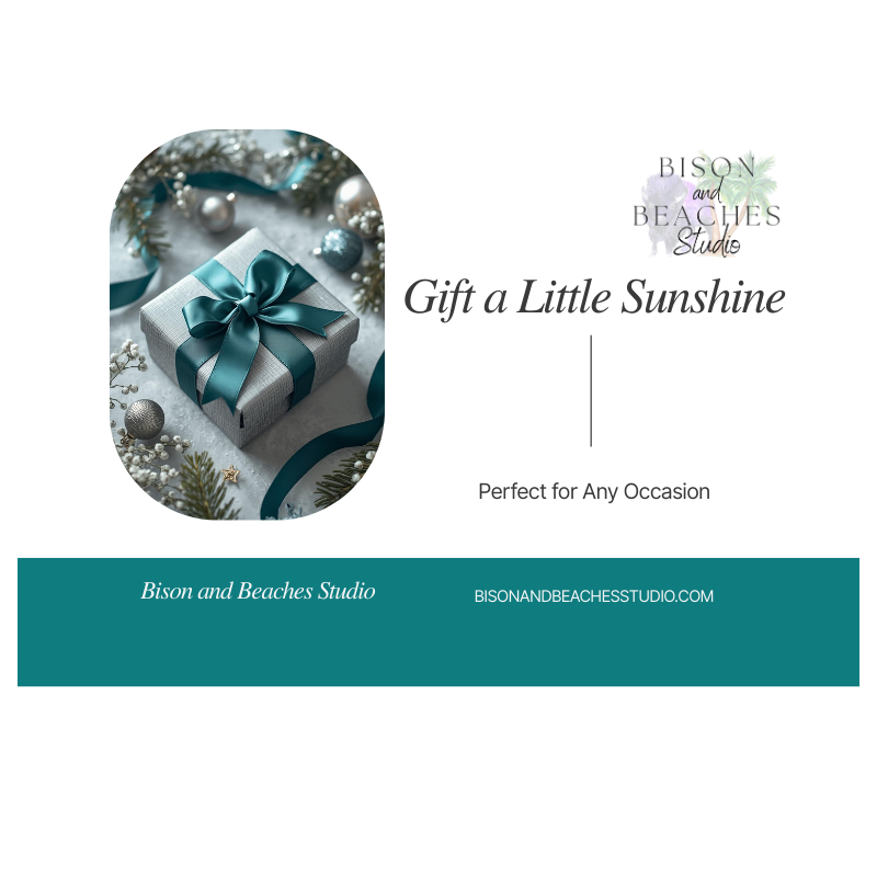 Bison and Beaches Studio Gift Card