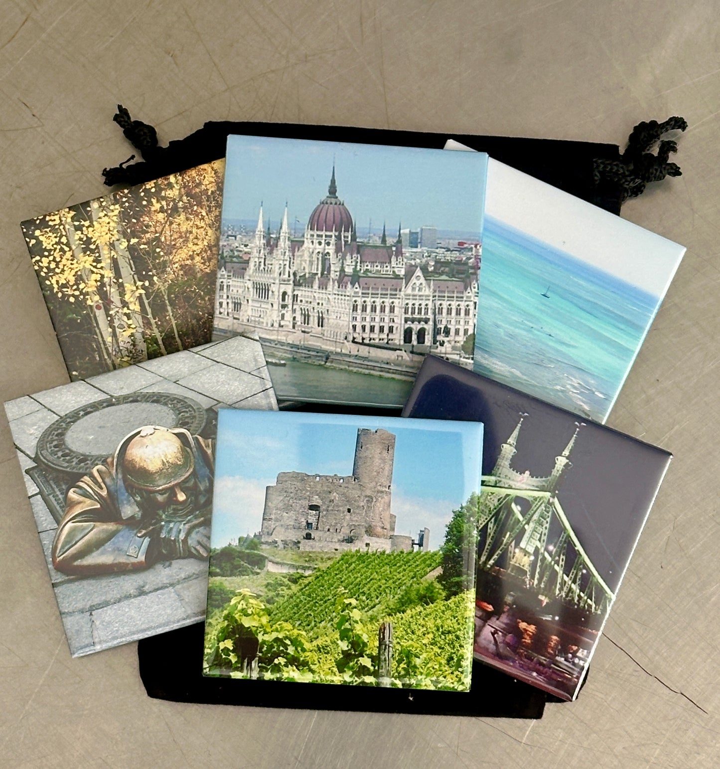 Set of 6  Custom Photo Magnets  (2.5"X2.5")