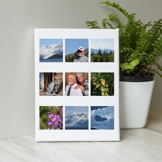 Set of 9 Custom Photo Magnets (2.5" X2.5")
